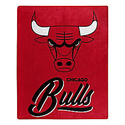 NBA Chicago Bulls Signature Raschel Throw Blanket