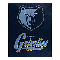 NBA Memphis Grizzlies Signature Raschel Throw Blanket