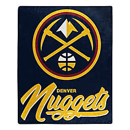 NBA Denver Nuggets Signature Raschel Throw Blanket