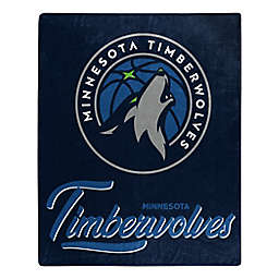 NBA Minnesota Timberwolves Signature Raschel Throw Blanket