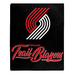 NBA Portland Trail Blazers Signature Raschel Throw Blanket