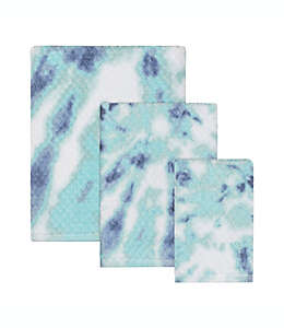 Toalla de medio baño de algodón Wild Sage™ Sarina Spiral color azul