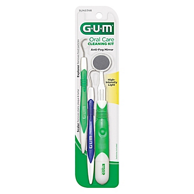 Sunstar GUM&reg; 3-Piece Oral Care Cleaning Kit. View a larger version of this product image.