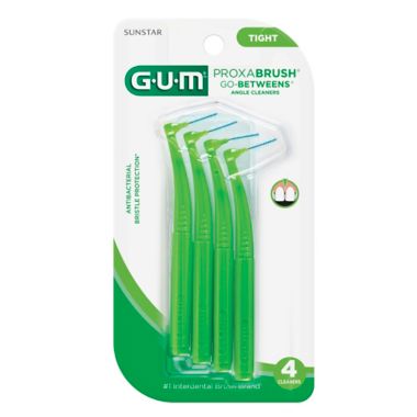 Sunstar GUM&reg; Go-Betweens&reg; 4-Count Angle Cleaners. View a larger version of this product image.
