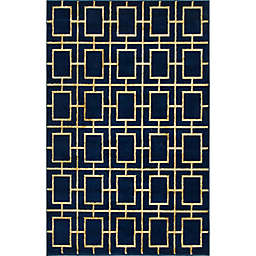 Marilyn Monroe® Deco Glam Area Rug in Navy/Gold
