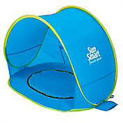 Sun Smart Pop-Up 2-in-1 Shelter and Pool in Blue/Yellow