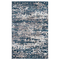Concord Global Trading Jefferson Abstract 2'7 x 4'1 Area Rug in Blue