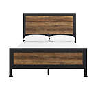 Alternate image 4 for Forest Gate Holter Industrial Modern Queen Bed in Rustic Oak