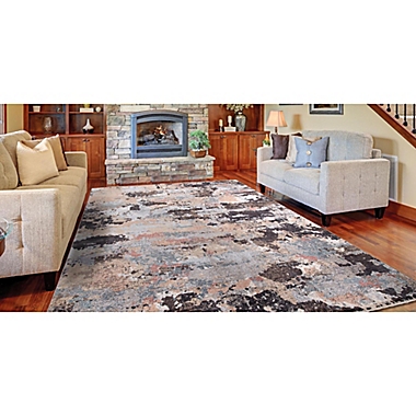Concord Global Trading Celeste Abstract 5&#39;3 x 7&#39;3 Area Rug in Brown. View a larger version of this product image.