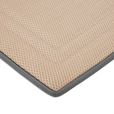 Simply Essential&trade; Memory Foam 17&quot; x 24&quot; Bath Mat in Charcoal. View a larger version of this product image.