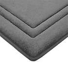 Alternate image 1 for Simply Essential&trade; Memory Foam 17&quot; x 24&quot; Bath Mat in Charcoal