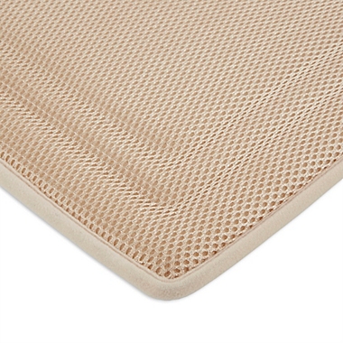 Simply Essential&trade; Memory Foam 17&quot; x 24&quot; Bath Mat in Sand. View a larger version of this product image.