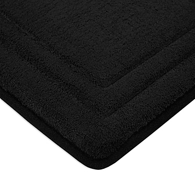 Simply Essential&trade; Memory Foam 24&quot; x 58&quot; Bath Mat in Tuxedo. View a larger version of this product image.