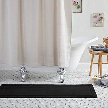 Simply Essential&trade; Memory Foam 24&quot; x 58&quot; Bath Mat in Tuxedo. View a larger version of this product image.