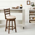 Alternate image 8 for Bee &amp; Willow&trade; Ladder Back Swivel Counter Stool in Walnut