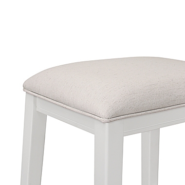 Bee &amp; Willow&trade; Backless Counter Stool in White. View a larger version of this product image.