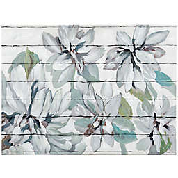 StyleCraft Floral Hand Painted 18-Inch x 24-Inch Wooden Wall Art