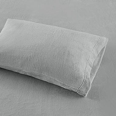 True North by Sleep Philosophy Soloft Plush King Sheet Set in Grey. View a larger version of this product image.