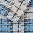 Alternate image 3 for True North by Sleep Philosophy Plaid Microfleece Queen Sheet Set in Blue