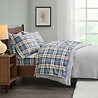Alternate image 0 for True North by Sleep Philosophy Plaid Microfleece Queen Sheet Set in Blue