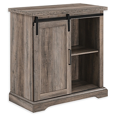 Forest Gate&trade; Sage Sliding Door Accent Cabinet in Grey. View a larger version of this product image.
