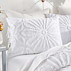 Alternate image 6 for Peri Home Chenille Medallion 3-Piece King Comforter Set in White