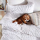 Alternate image 4 for Peri Home Chenille Medallion 3-Piece King Comforter Set in White