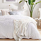 Alternate image 2 for Peri Home Chenille Medallion 3-Piece King Comforter Set in White