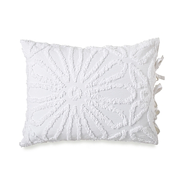 Peri Home Chenille Medallion 3-Piece Full/Queen Comforter Set in White. View a larger version of this product image.