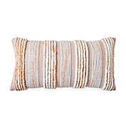 Peri Home Tufted Stripe Oblong Throw Pillow
