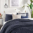Alternate image 2 for Peri Home Chenille Medallion 3-Piece King Comforter Set in Indigo