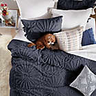 Alternate image 3 for Peri Home Chenille Medallion 3-Piece Full/Queen Comforter Set in Indigo