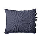 Alternate image 4 for Peri Home Chenille Medallion 3-Piece King Comforter Set in Indigo