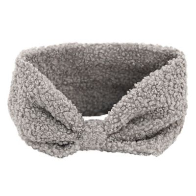 Sherpa Knot Headband in Grey