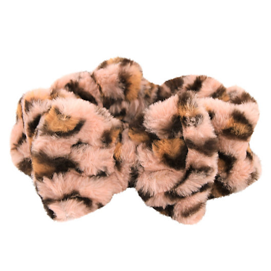 Alternate image 1 for Leopard Print Faux Fur Headband