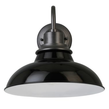 Design House Hamilton 1-Light Wall Light in Black. View a larger version of this product image.