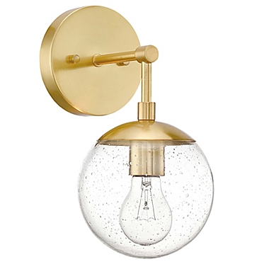 Design House Gracelyn 1-Light Wall Light in Satin Gold. View a larger version of this product image.