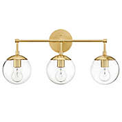 Design Home Gracelyn 3-Light Vanity in Satin Gold