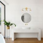 Alternate image 1 for Design Home Gracelyn 3-Light Vanity in Satin Gold