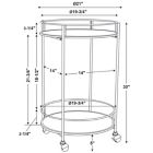 Alternate image 2 for Studio 3B&trade; Bar Cart in Green