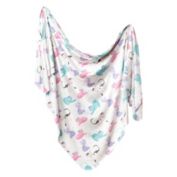 Copper Pearl&trade; Sassy Knit Swaddle Blanket in White