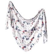 Copper Pearl&trade; Jo Knit Swaddle Blanket in White