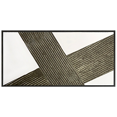 Studio 3B&trade; Diagonal 60-Inch x 30-Inch Framed Embellished Wall Canvas in Sage/Multi. View a larger version of this product image.