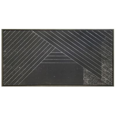 Studio 3B&trade; Dimension 60-Inch x 30-Inch Framed Embellished Wall Canvas in Black/Multi