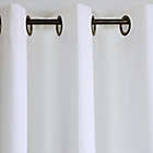 Alternate image 2 for Thermalogic&reg; Weathermate 84-Inch Double-Width Grommet Curtain Panels in White (Set of 2)