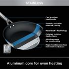 Alternate image 8 for Ninja&trade; Foodi&trade; NeverStick&trade; Nonstick 3 qt. Stainless Steel Saute Pan
