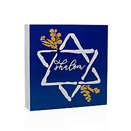 H for Happy™ Hanukkah Shalom Tabletop Sign