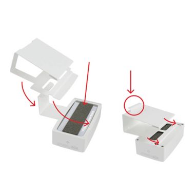 Doorbell Boa&trade; Protective Video Doorbell Mount in White. View a larger version of this product image.