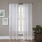 Simply Essential&trade; Eyelash 84-Inch Rod Pocket Sheer Curtain Panels in White (Set of 2)