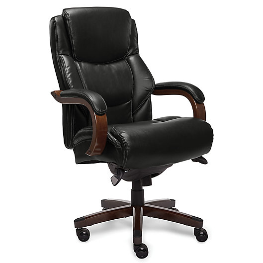 Alternate image 1 for La-Z-Boy® Delano Executive Office Chair in Jet Black